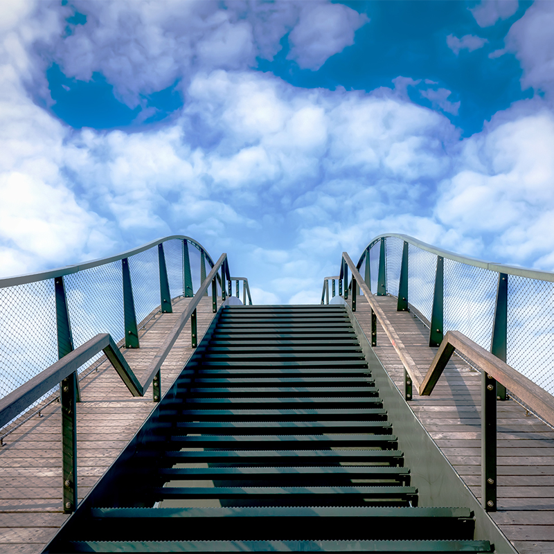 Square stairs