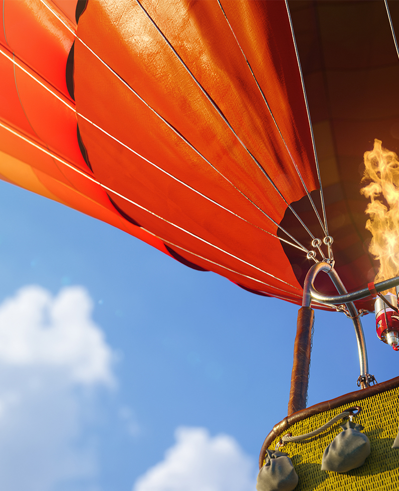 beleven luchtballon